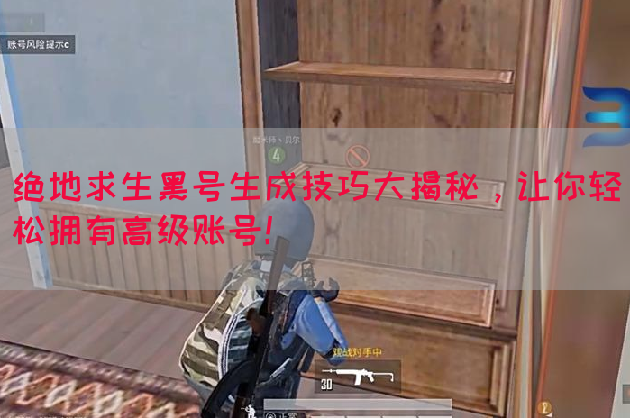 绝地求生黑号生成技巧大揭秘，让你轻松拥有高级账号！