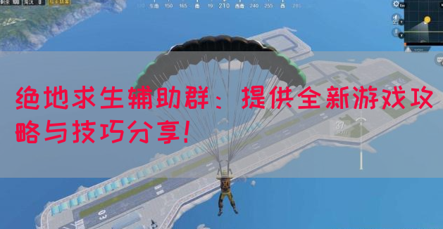 绝地求生辅助群：提供全新游戏攻略与技巧分享！