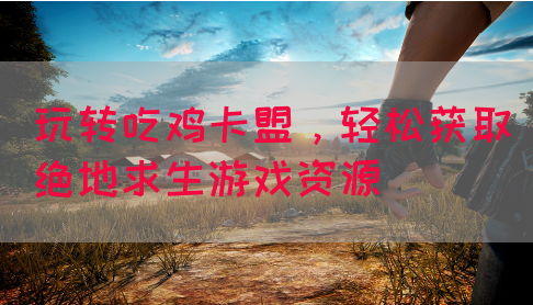 玩转吃鸡卡盟，轻松获取绝地求生游戏资源