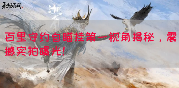百里守约自瞄挂第一视角揭秘，震撼实拍曝光！