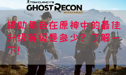 辅助角色在原神中的最佳升级等级是多少？了解一下！