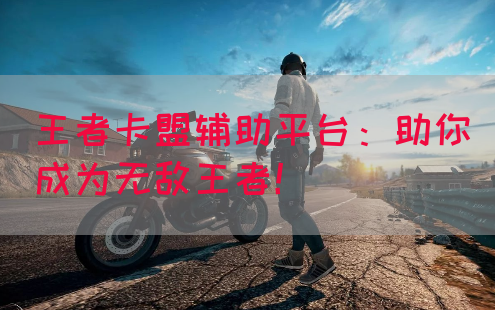 王者卡盟辅助平台：助你成为无敌王者！
