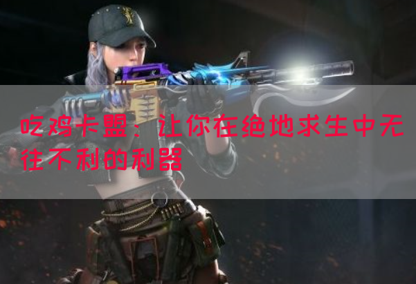 吃鸡卡盟：让你在绝地求生中无往不利的利器