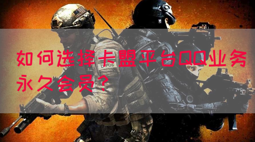 如何选择卡盟平台QQ业务永久会员？