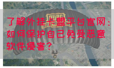 了解外挂卡盟平台官网：如何保护自己免受恶意软件侵害？