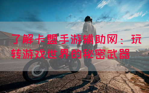 了解卡盟手游辅助网：玩转游戏世界的秘密武器