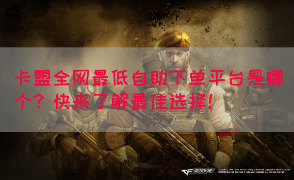 卡盟全网最低自助下单平台是哪个？快来了解最佳选择！