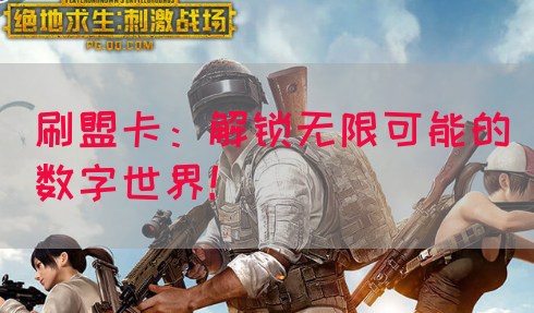 刷盟卡：解锁无限可能的数字世界！
