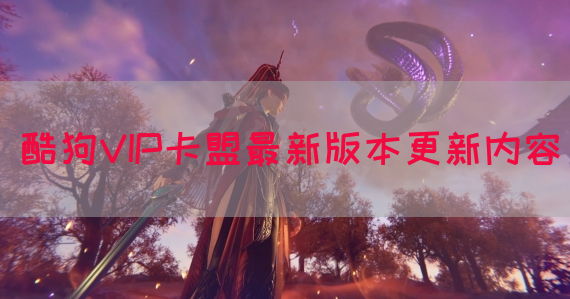 酷狗VIP卡盟最新版本更新内容