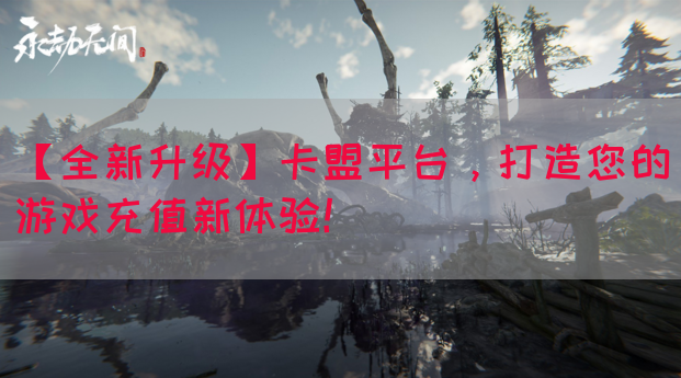 【全新升级】卡盟平台，打造您的游戏充值新体验！