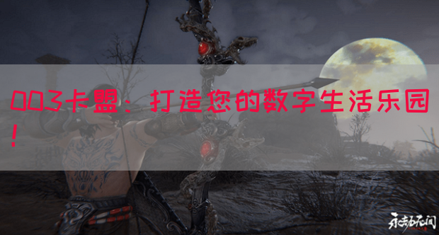 003卡盟：打造您的数字生活乐园！