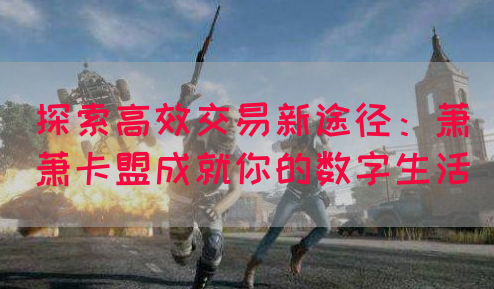 探索高效交易新途径：萧萧卡盟成就你的数字生活