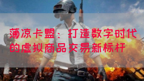 薄凉卡盟：打造数字时代的虚拟商品交易新标杆