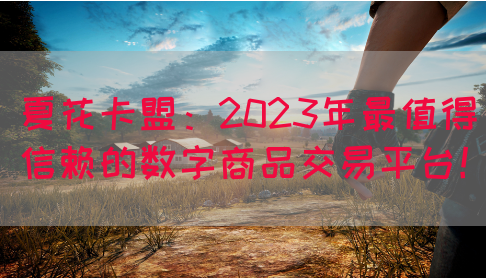 夏花卡盟：2023年最值得信赖的数字商品交易平台！