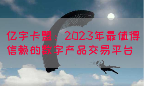 亿宇卡盟：2023年最值得信赖的数字产品交易平台