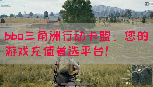 bbo三角洲行动卡盟：您的游戏充值首选平台！